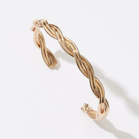 Everyday Wear Crossover Metal Cuff Bracelet