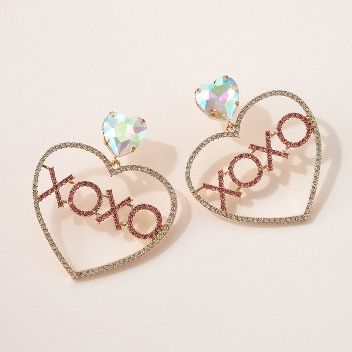 Heart Post Earrings for Special Day