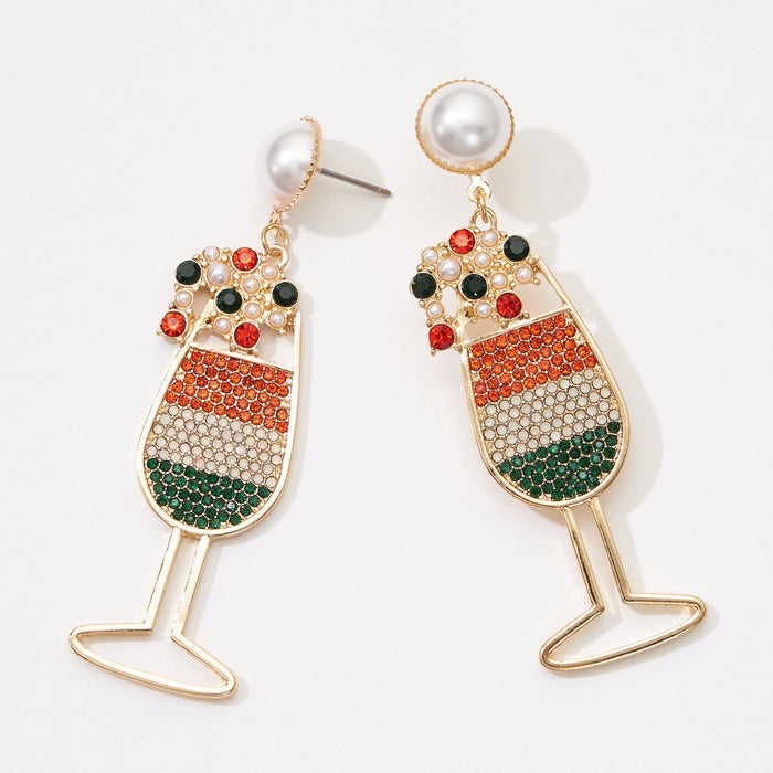 Celebrate Saint Patrick's Day with a Cocktail Post Earring