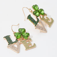 Love Your Saint Patrick Day With Our Love Dangling Earrings