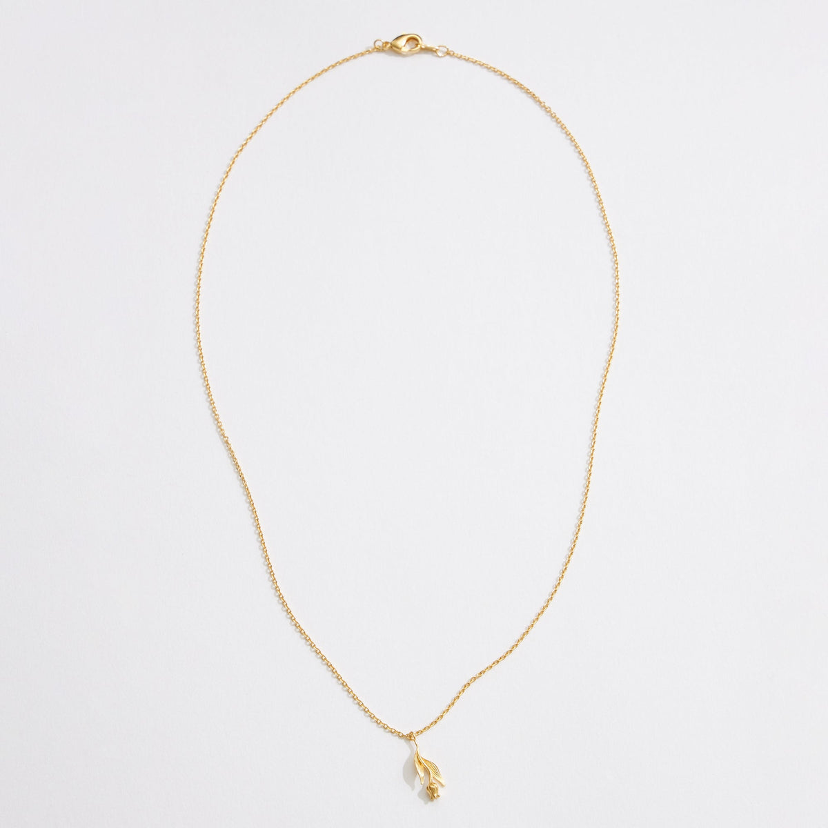 Gold Dipped Tulip Necklace