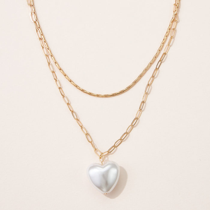 Pearl Love Two Layered Necklace