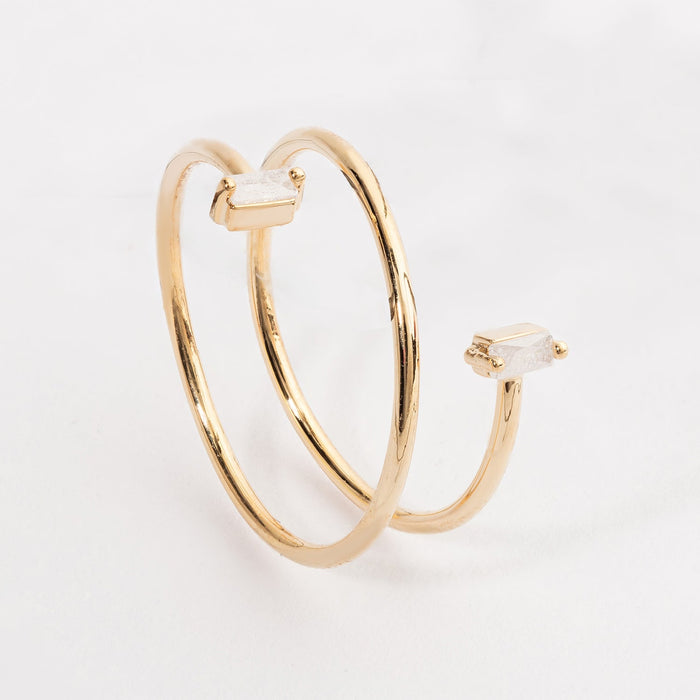 Open Wrap Ring in 18K Gold Dipped