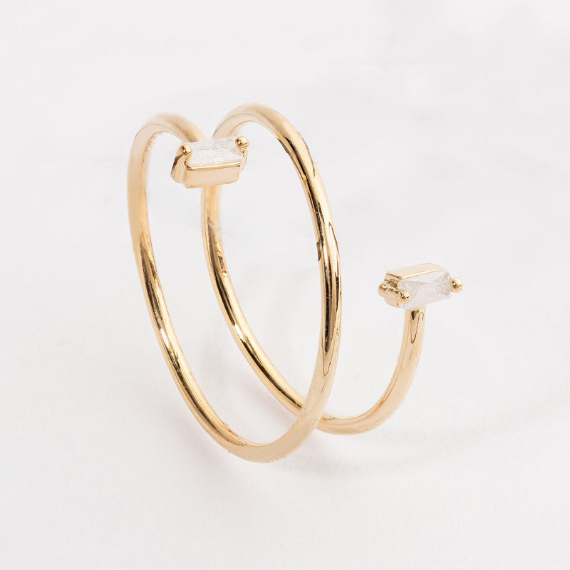 Open Wrap Ring in 18K Gold Dipped