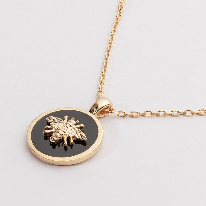 Bumble Bee Pendant in 18K Gold Dipped