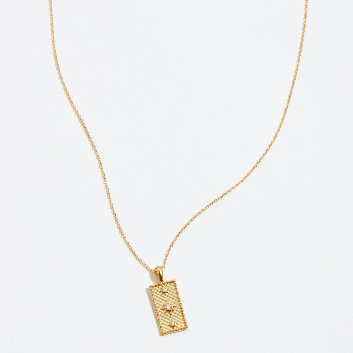 Gold Dipped Stars Pendant Necklace