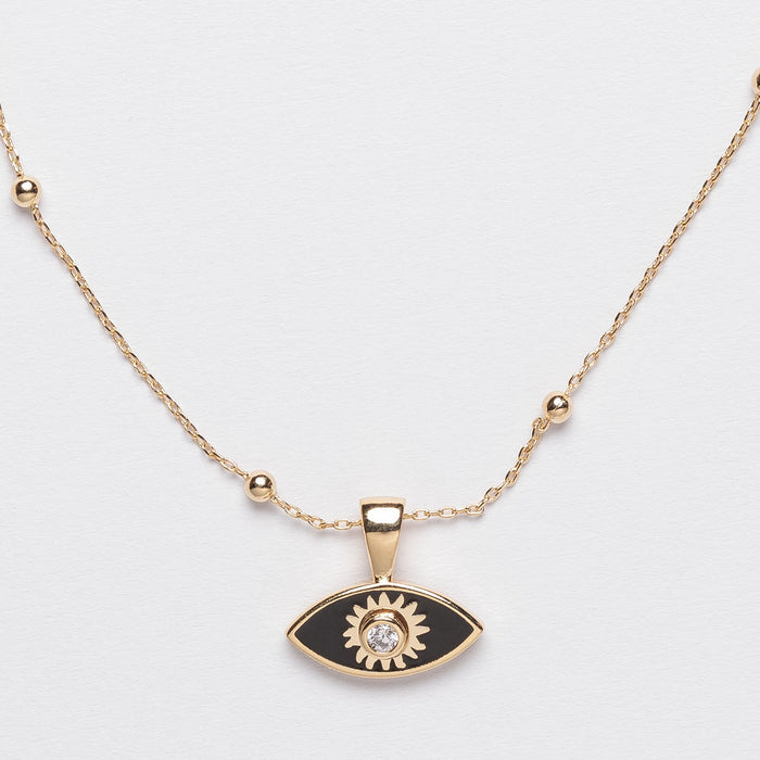 Dainty Evil Eye Pendant Necklace