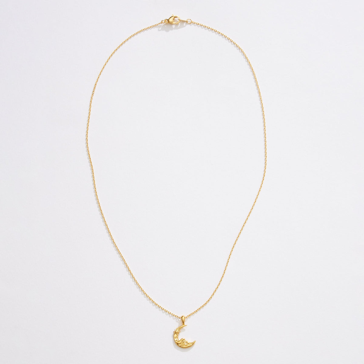 Gold Dipped Luna Wave Necklace