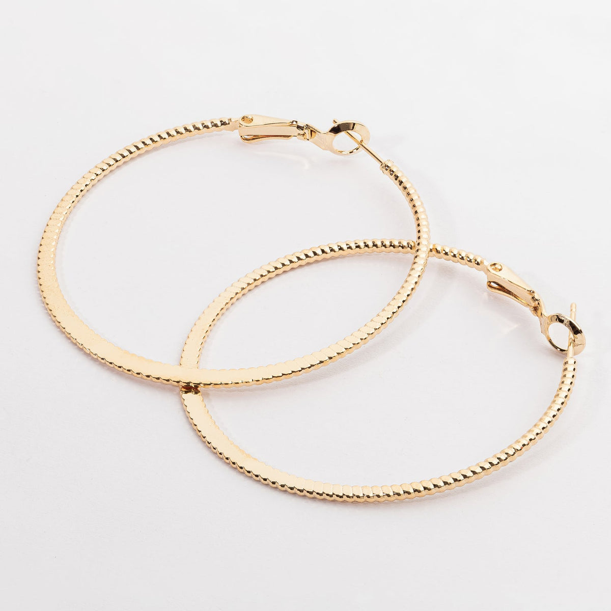 Core 18K Gold Dipped Hoop Earring