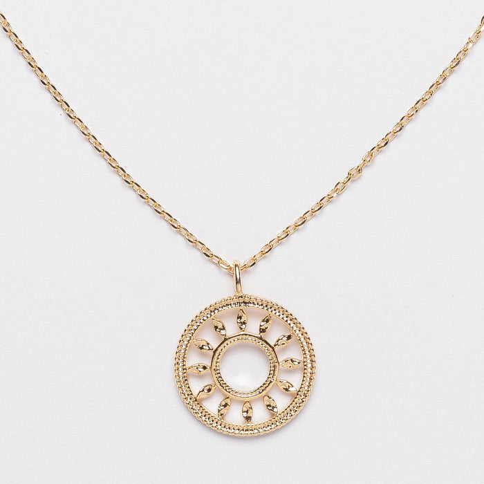 Contemporary Sun Design Necklace