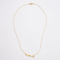 Gold Dipped Mama Script Necklace