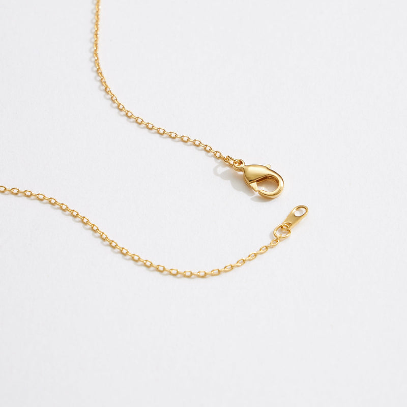 Gold Dipped Wifey Script Necklace