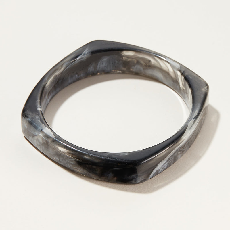 Oversized Resin Bangle Bracelet