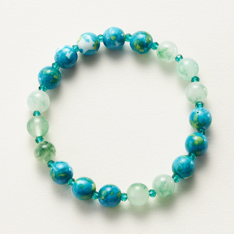 Natural Stone Beaded Bracelet