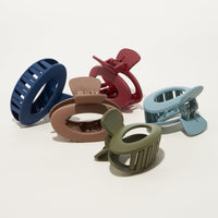 Rubber Coated Small Claw Hair Clips