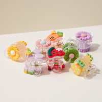 6 Pcs Tropical Mini Claw Hair Clips