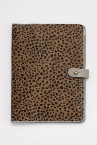 Genuine Leather Animal Print Passport Cover