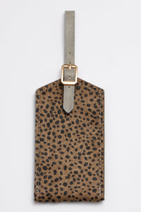 animal print id card holder key chains 3