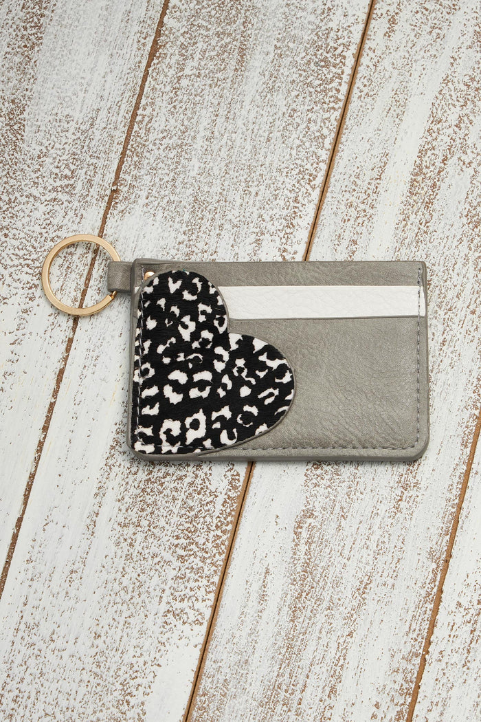 Genuine Leather ID Card Holder Key Chains