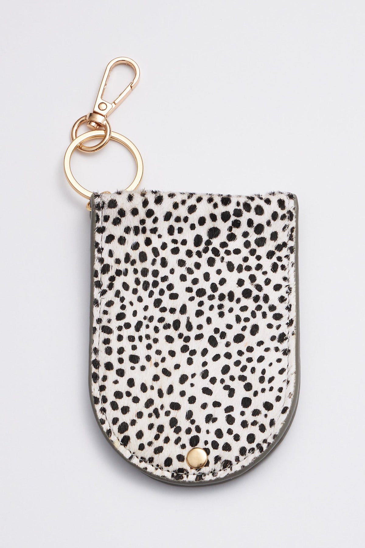 Animal Print ID Card Holder Key Chains