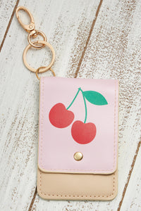 Tropical ID Card Holder Key Chains