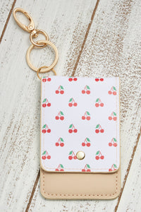 Tropical ID Card Holder Key Chains