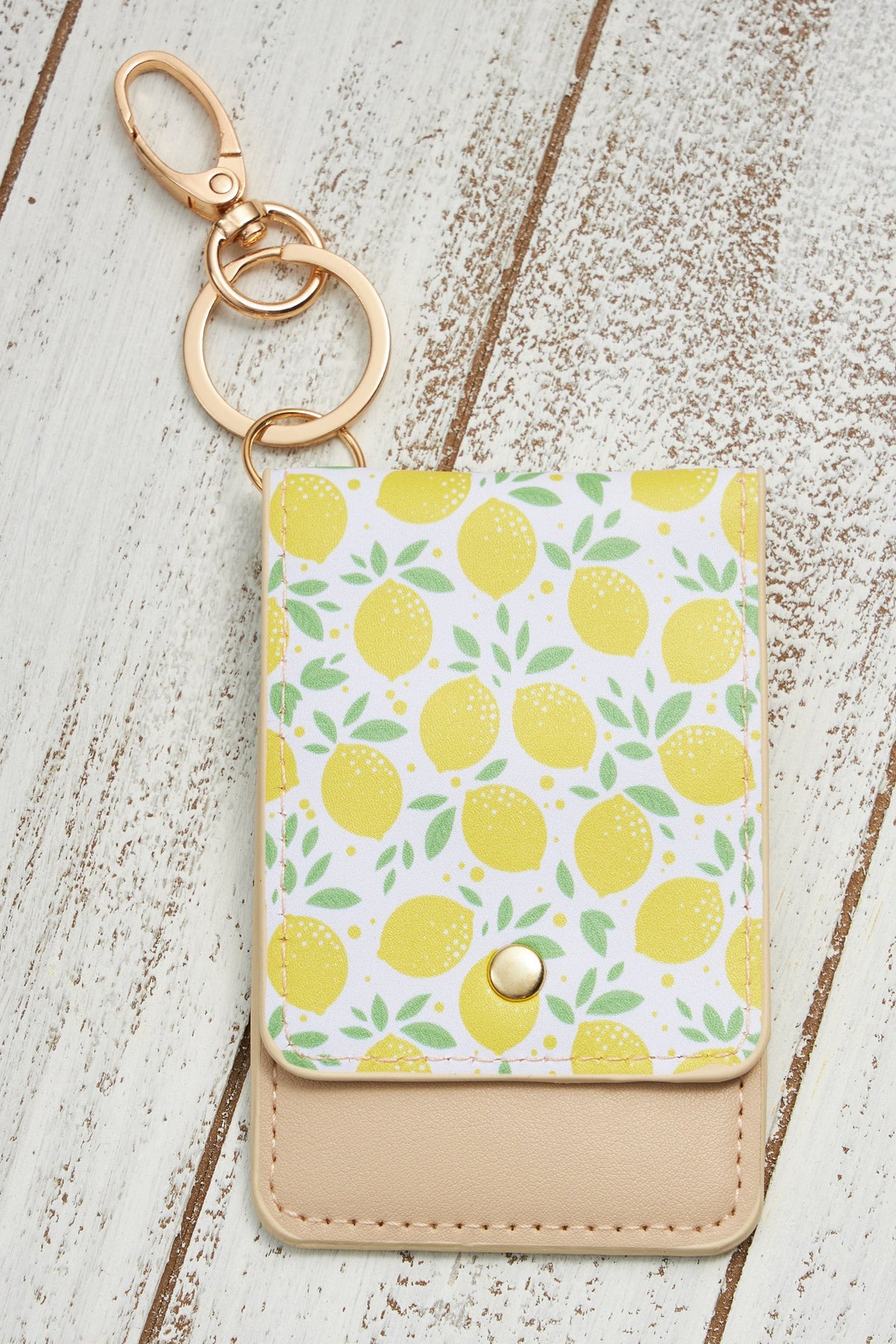 Tropical ID Card Holder Key Chains