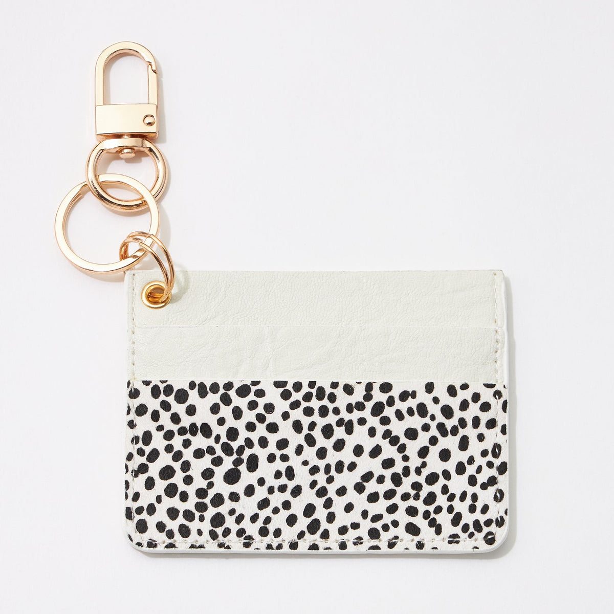 Animal Print Card Holder Key Chains