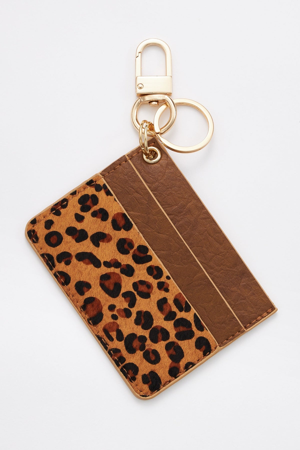 animal print card holder key chains 2