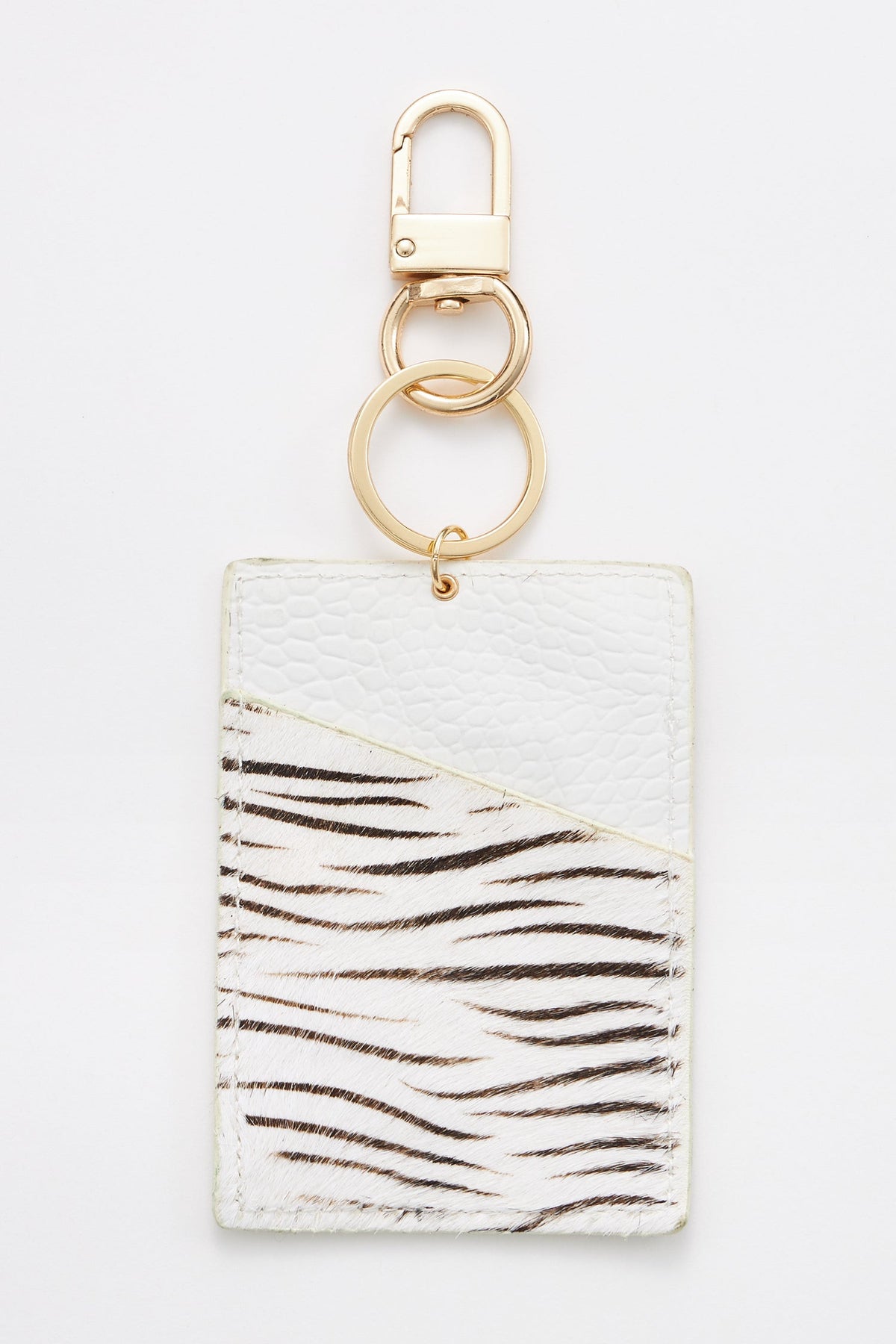 animal print card holder key chains 3