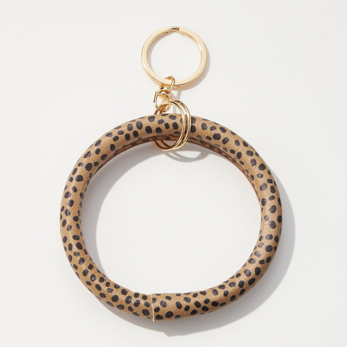 Animal Print Key Ring Bracelet