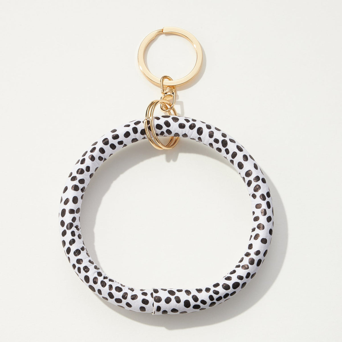 Animal Print Key Ring Bracelet