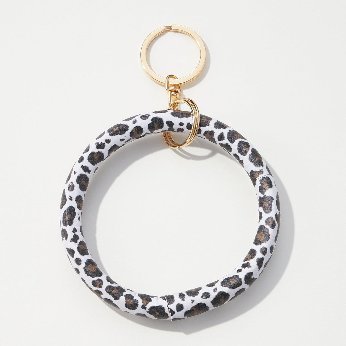 Animal Print Key Ring Bracelet