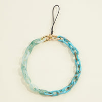 Two Tone Resin Chain Phone Strap