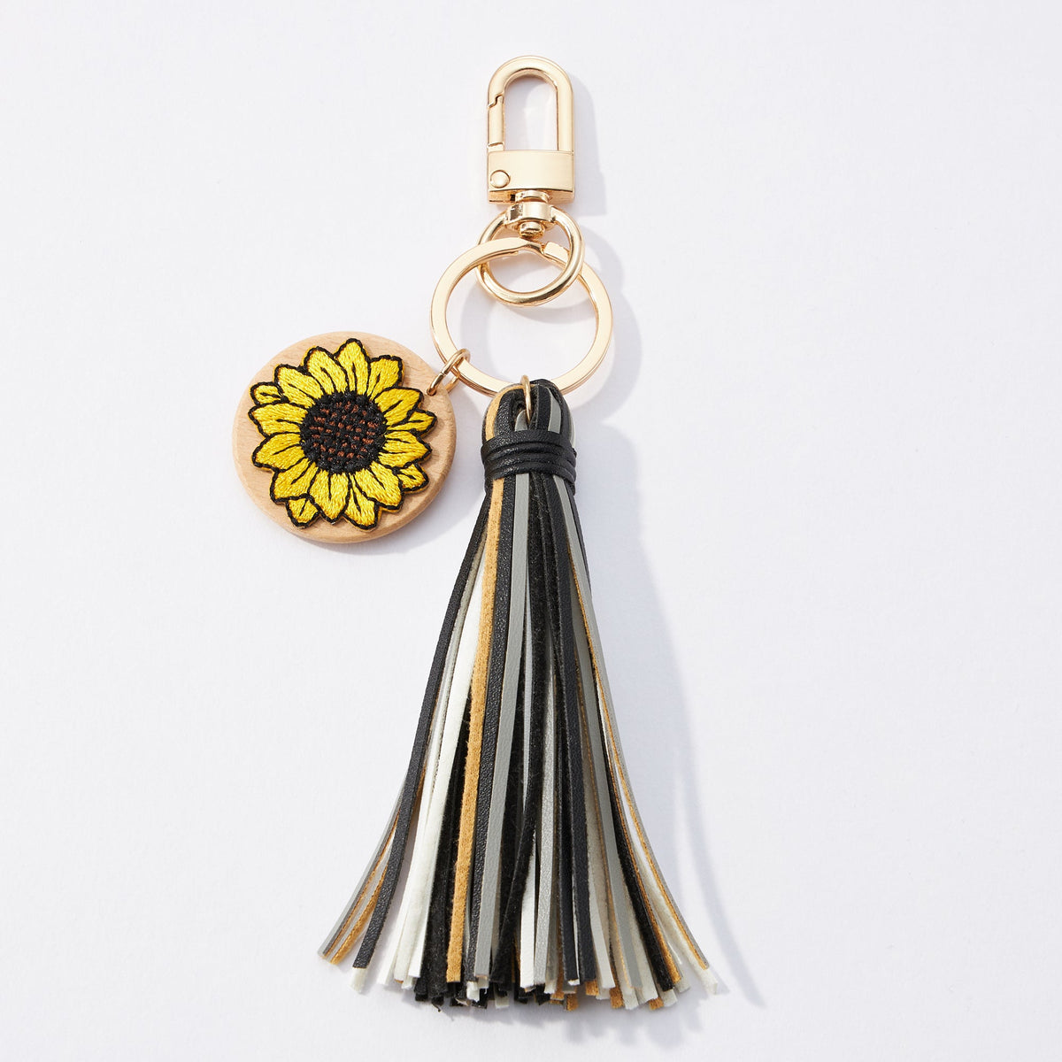 Sunflower Tassel Keychains