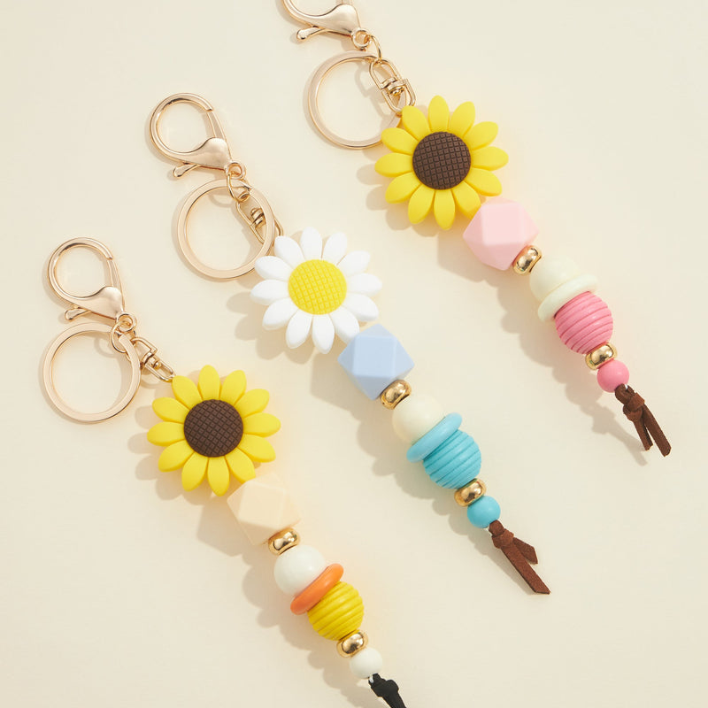 Sunflower Keychain