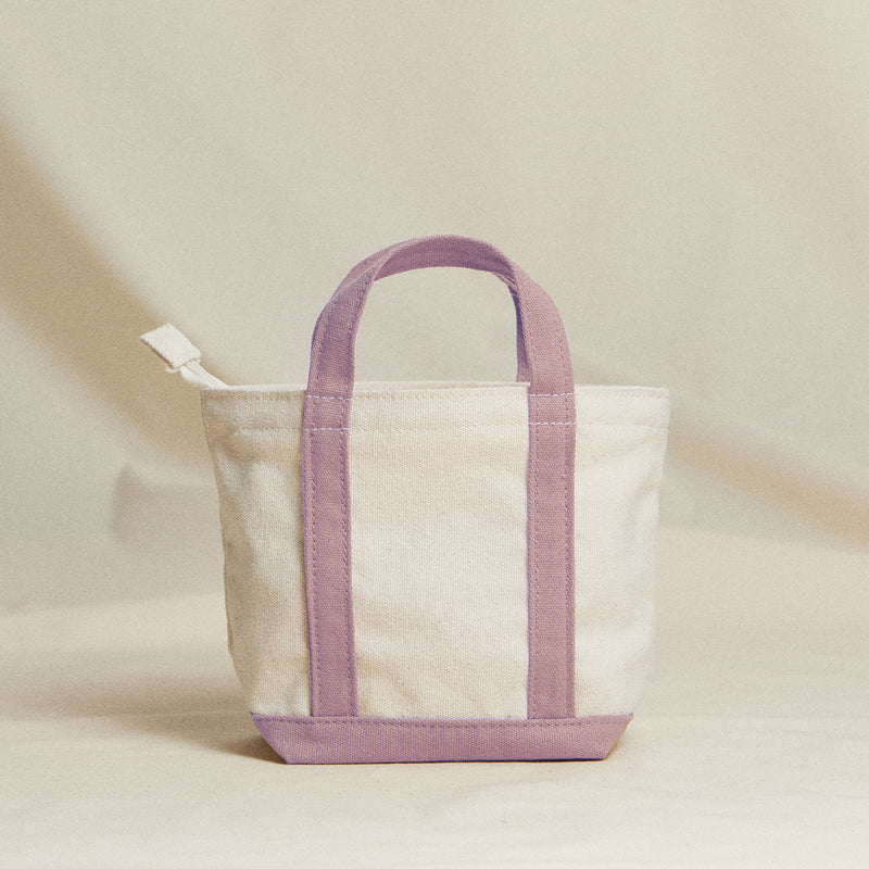 EcoCharm Cotton Everywhere-Carry Canvas Tote Bag-Mini Size