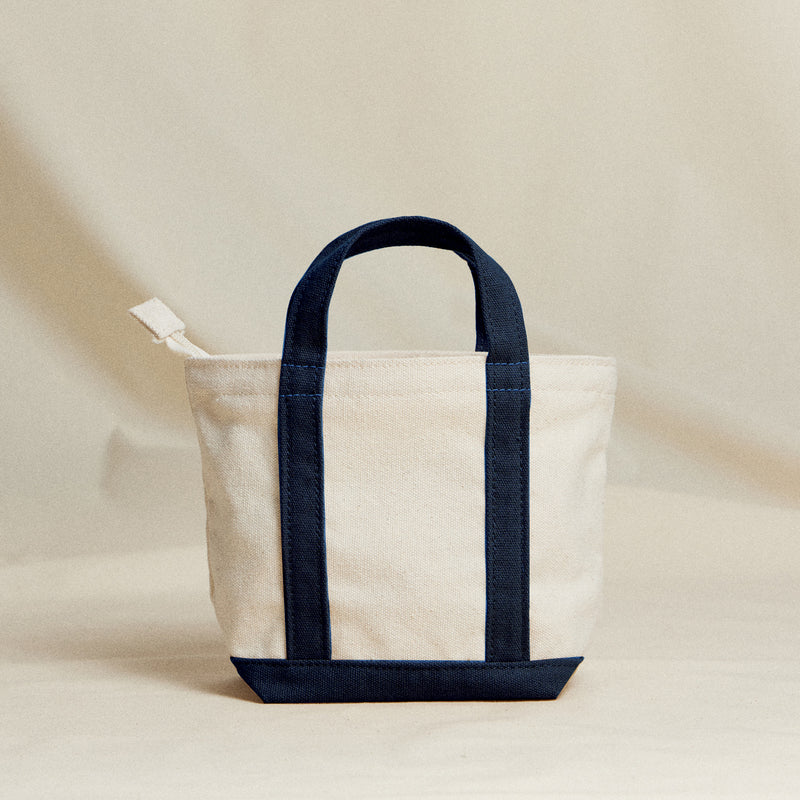 EcoCharm Cotton Everywhere-Carry Canvas Tote Bag-Mini Size