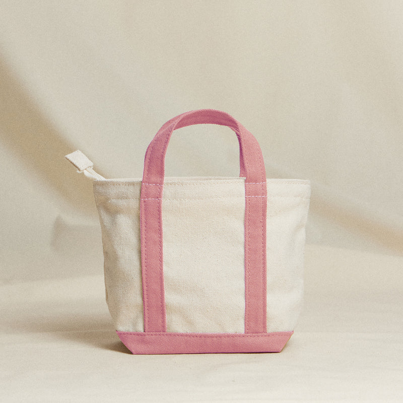 EcoCharm Cotton Everywhere-Carry Canvas Tote Bag-Mini Size