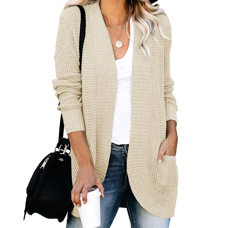 Knit Open Cardigan Sweater