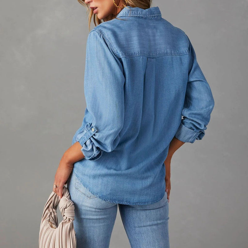 Denim Button Down Shirt