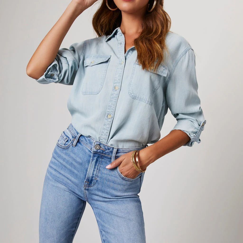 Denim Button Down Shirt