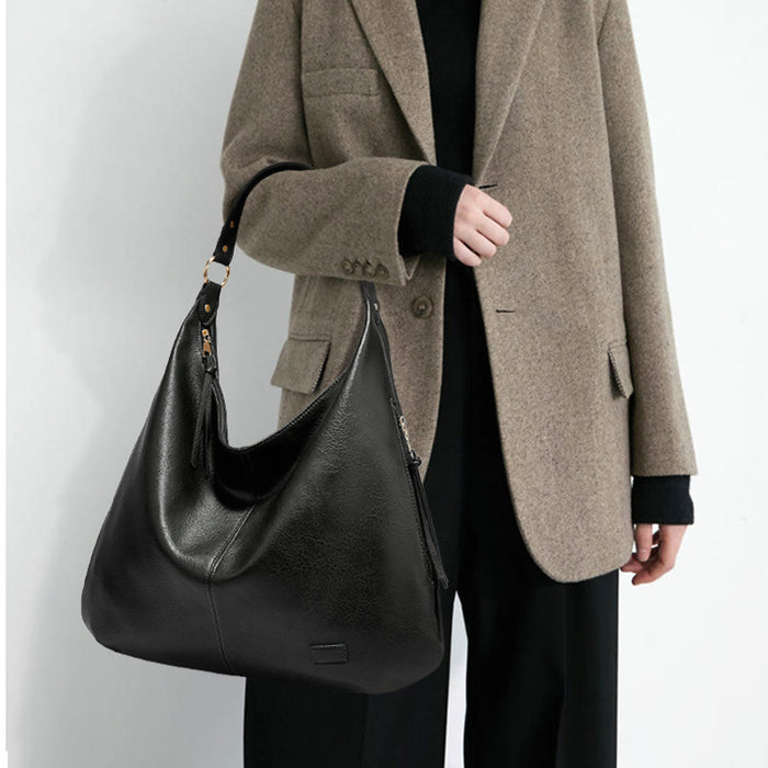 High-Texture Shoulder Underarm Tote Bag