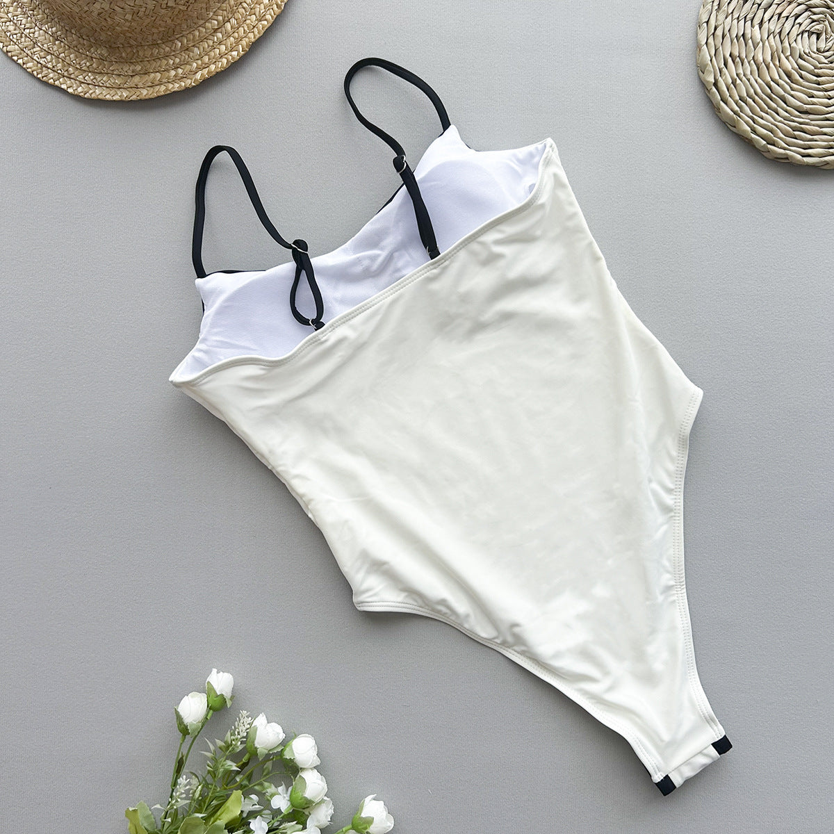 One-Piece Sexy Stitching Swimsuit