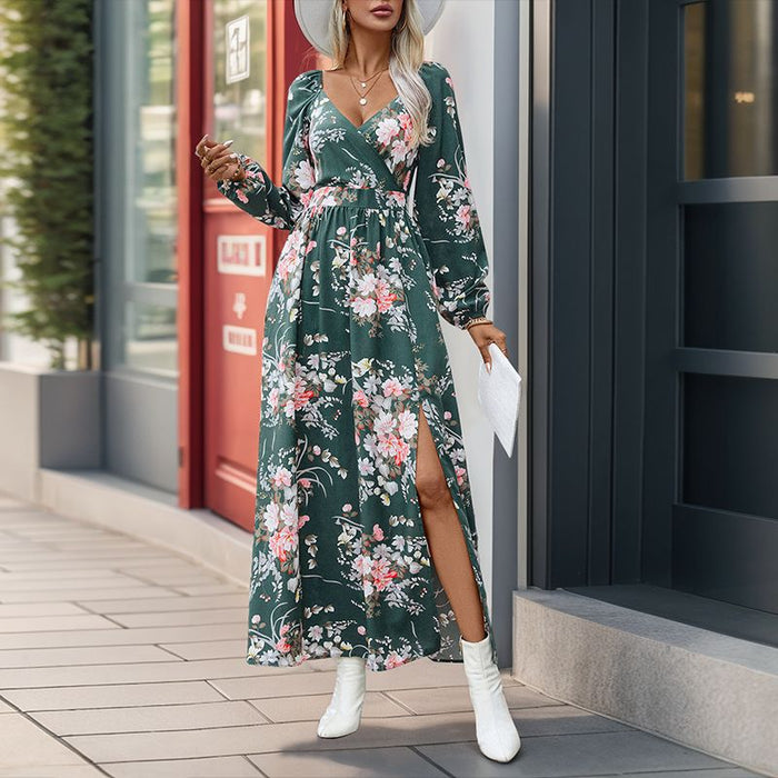 Floral Split Maxi Dress