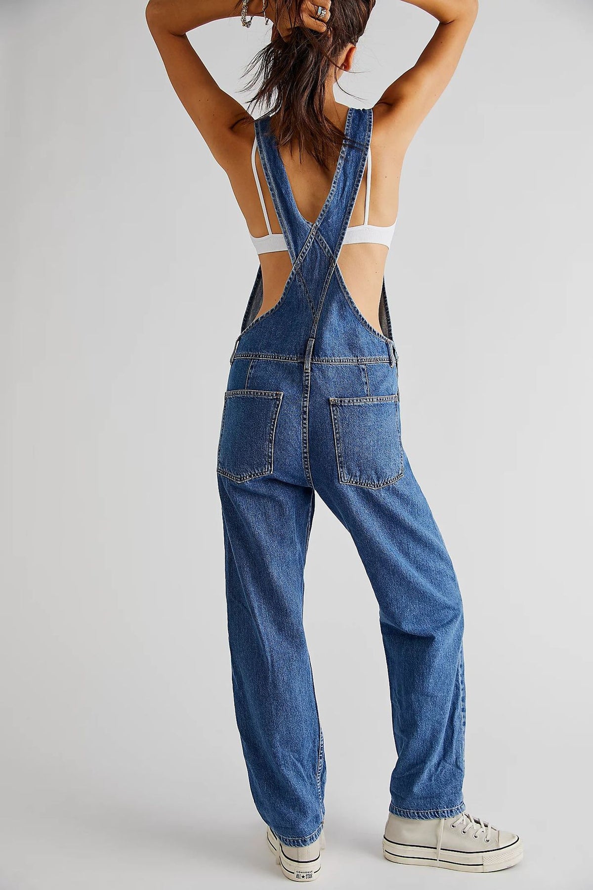 Casual Loose Denim Overalls