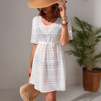 Lace Beach Cover-Up Blouse