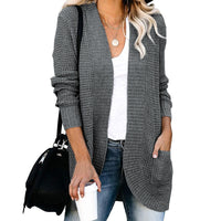 Knit Open Cardigan Sweater