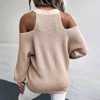 Off-Shoulder Cardigan Sweater