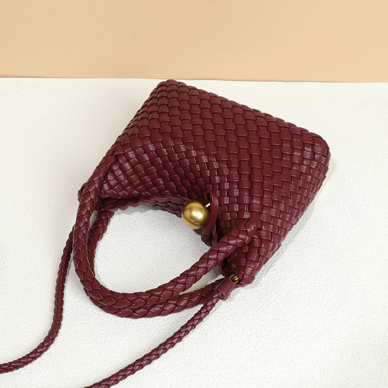 High-Grade Handwoven Crossbody Handbag